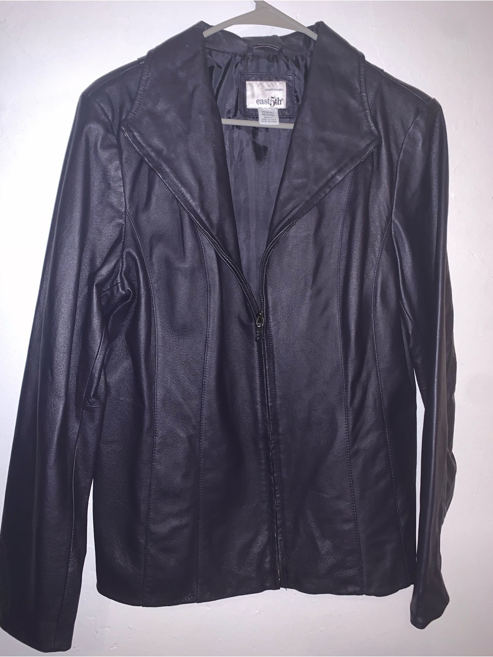 East 5th Women's Purple Genuine Leather Jacket